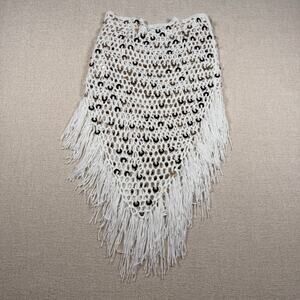 women's swimsuit wrap skirt net white gold y2k one size pool vacation